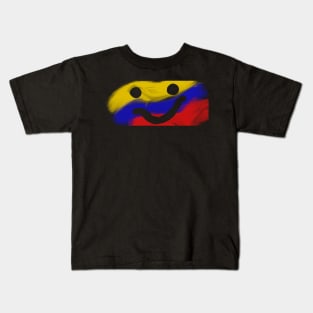 Smile yellow blue red Kids T-Shirt